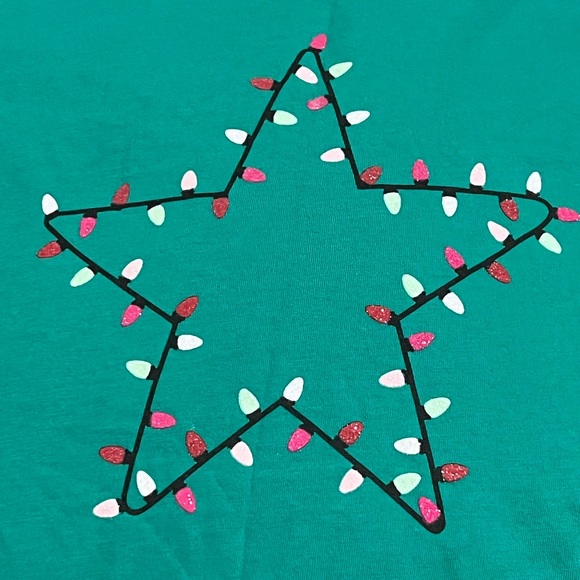 Christmas - Green long sleeve t-shirt - Picture 2 of 3